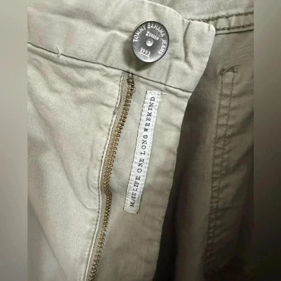 Tommy Bahama 36x28 (See Pics) Vintage Men's Khaki Jeans Pants 0428W - Picture 9 of 14